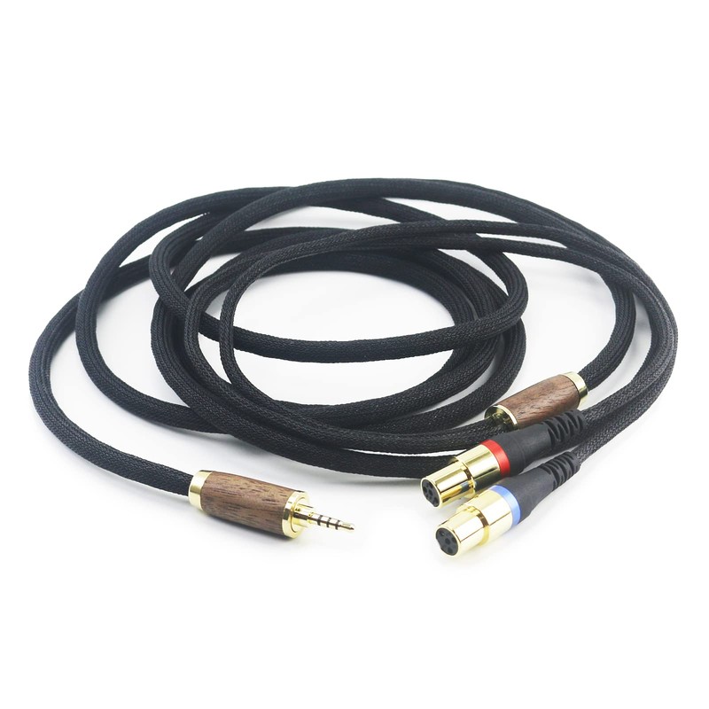 HansnBy 2.5mm Balanced Cable 6N OCC Copper Silver Plated Cable
