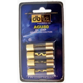 Portable, DB Link AGU80 80 Amp Gold AGU Fuses Consumer Electronic Gadget Shop