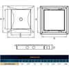 White Access Panel, Revision Door, Gas Water Electricity Service Inspection