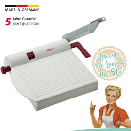Westmark Cheese Slicer, Retro Packaging, Rustproof Stainless Steel/Aluminium/Plastic, 23 x 22.8 x 5.3 cm, Fromarex, White/Red/Silver, 7000RT60