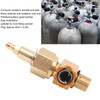 CO2 Tank Refill Valve Brass Anti Corrosion M18 X 1.5