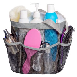 Attmu Mesh Shower Caddy for College Dorm Room Essentials, Hanging Portable Tote Bag Toiletry for Bathroom Accessories