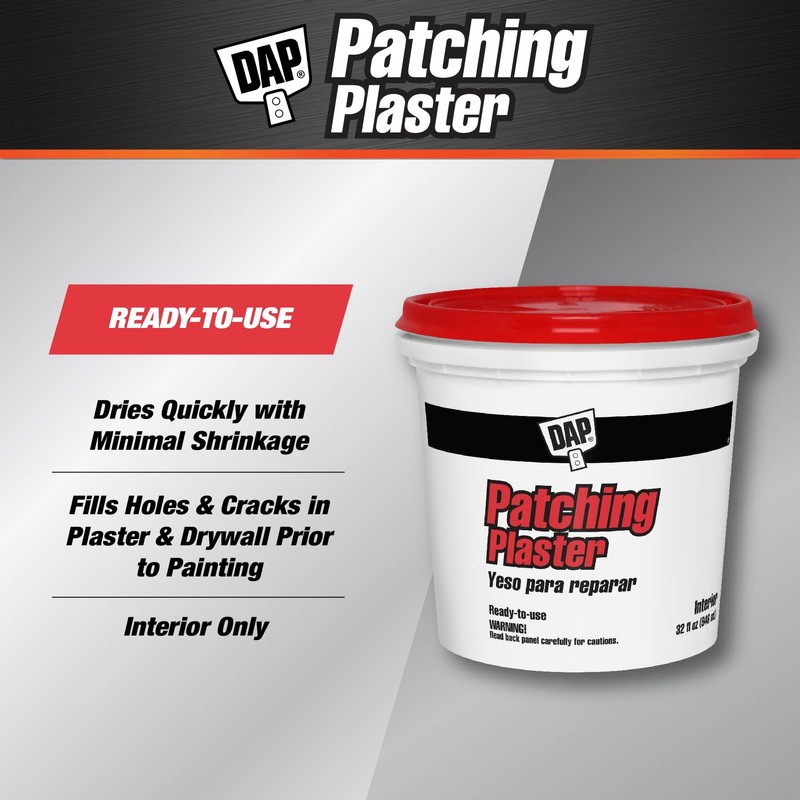 DAP Patching Plaster, White, 1 Gal (7079852290)