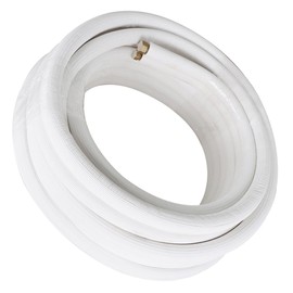 Thomletha 1Pcs 3/8 Inch and 5/8 Inch Air Conditioning Cooling Connection Tube 50FT Mini Split Line Set Fit for Mini Split Air Conditioner