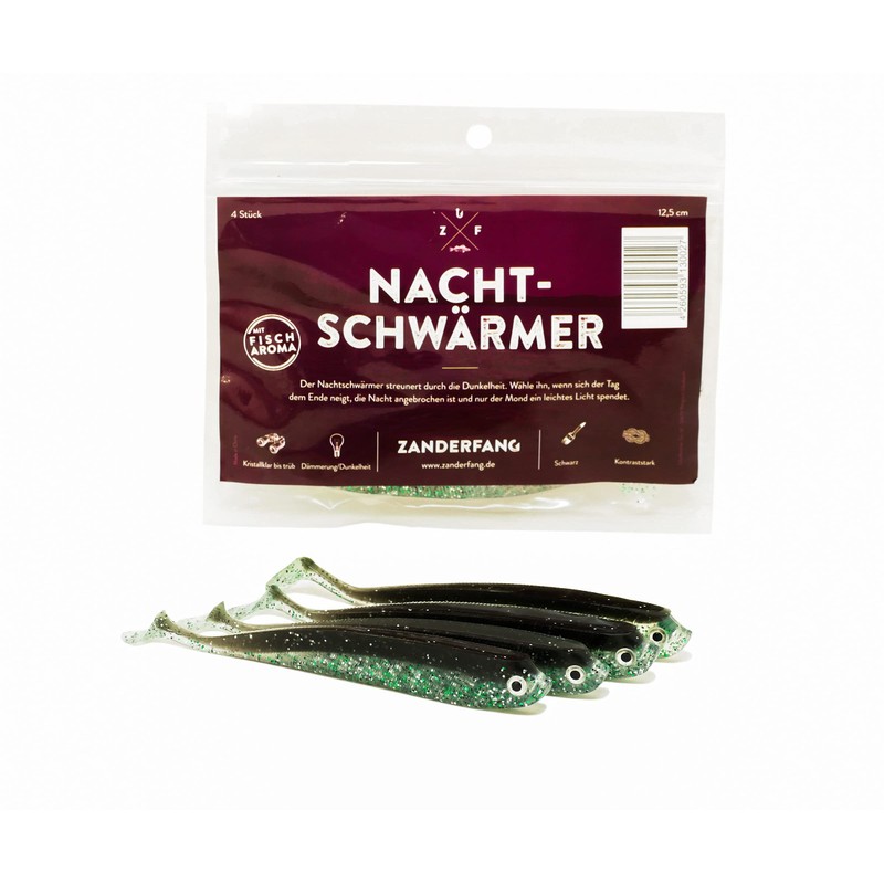 Zanderfang - Zander Night Rubber Fish - Predator Rubber Bait