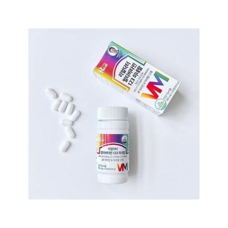 Real Doctor Multivitamin 123 Mineral 980mg x 60 Tablets (2