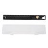 Aluminum Alloy Straight Ruler 25cm Precise Scale Professional for Woodworking