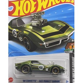 Hot Wheels 2025 Hot Wheels  Case F '68 Corvette - Gas Monkey Garage 134/250