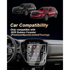 2025 Subaru Forester Screen Protector - For 2025 Subaru Forester 11.6-Inch Touch Screen Protector - 2 Pcs Nano Film For 2025 Forester(Premium/Sport/Limited/Touring) Accessories Anti Fingerprints