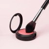 Pincel De Maquillaje Negro Con Punta Inclinada Simple