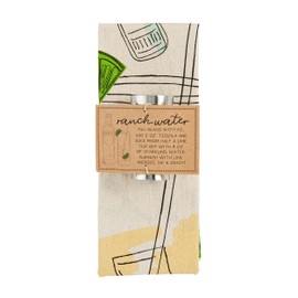 Mud Pie Ranch Water Towel Set; Towel 26" x 16 1/2" | Jigger 2 3/4"