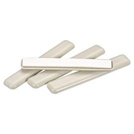 uxcell Furniture Sliders, 4Pcs 2/3" x 3 8/9" - Plastic Self-Adhesive Rectangle Sliding Pads, Chair Glides for Carpeted Tile Vinyl Hardwood Floors (Grey)