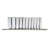 Dapetz ® 11Pc 1/4" Drive Deep Socket Set Chrome Vanadium