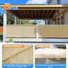 TANG Sunshades 6'x22' Shade Cloth Beige, Pergola Canopy Replacement Fabric