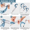 Beaiguna 4PCS Micrometer Set, 0-1"/1-2"/2-3"/3-4" Machinist Outside Micrometer Measuring Tool,