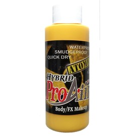 ProAiir Face and Body Painting Makeup - 2oz (60ml) Uranium Yellow