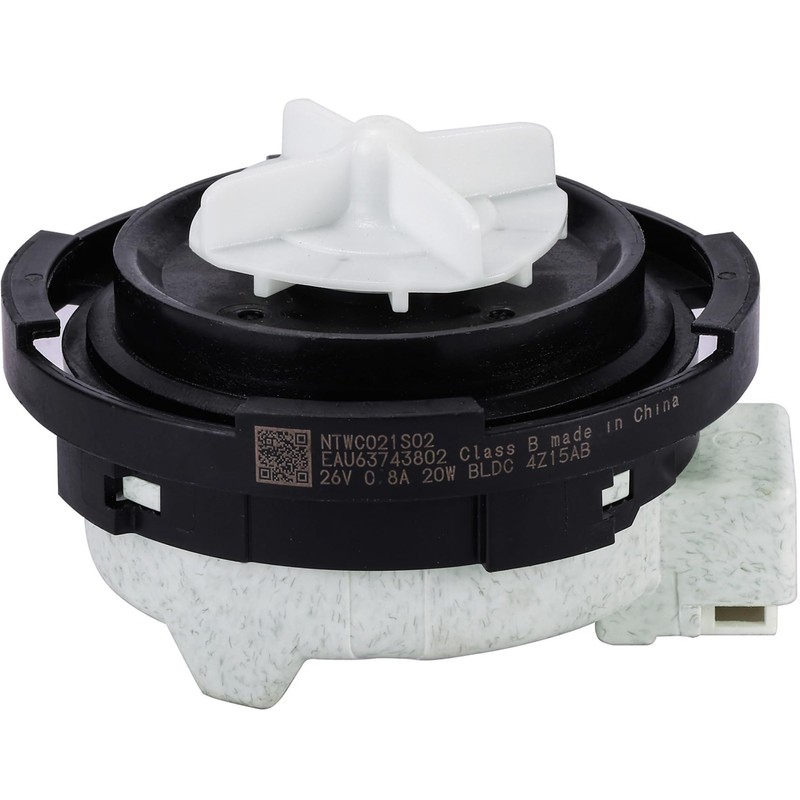 EAU63743802 NTWC021S02 Washing Machine Drain Pump Motor, 26V 0.8 20W
