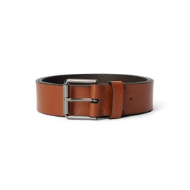 ECCO Men's Essential Jeans Casual Leather Belt, COGNAC, 80 CM