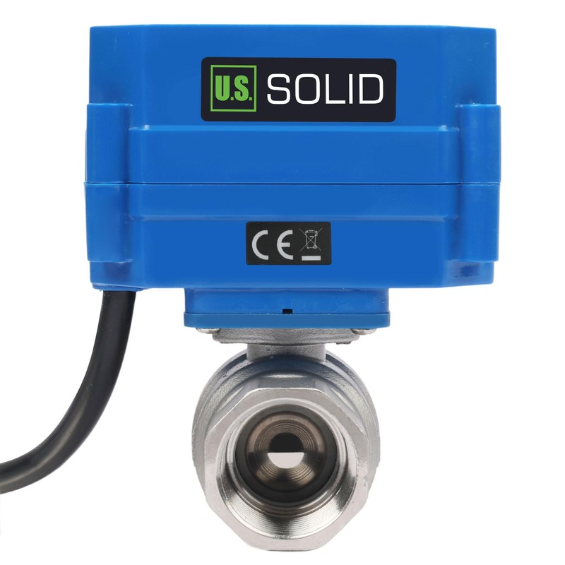 U.S. Solid 3/4 Inch Motorised Ball Valve with Plug 230