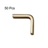 sourcing map Book Corner Protection Edge Protection Corner Protection Gold