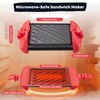 Mico Dingker Microwave Sandwich Maker, Microwave Toastie Maker, Snack Maker