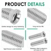FunWorth 4Pcs 45mm Stainless Steel Hollow Screws, Sink Strainer Replacement