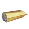 Double-Sided Matte Gold Aluminum Foil Open Fill Heat Seal Bags