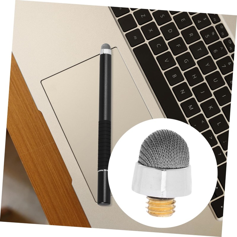 KOMBIUDA 4pcs Capacitive Stylus Tips Replacement Caps for Touchscreen Pen