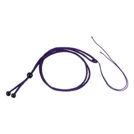 sourcing map 10pcs Jade Rope Nylon Cord Empty Necklace Holder Strings Emerald Rope Adjustable Pendant Braided Necklace Rope for Necklace DIY Crafts Handmade, Purple