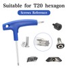 Ayzylpth 2 in 1 Torque Driver Wrench, T20 & T25