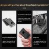 TECART Fit for Mazda Alloy Key Fob Cover Leather Key