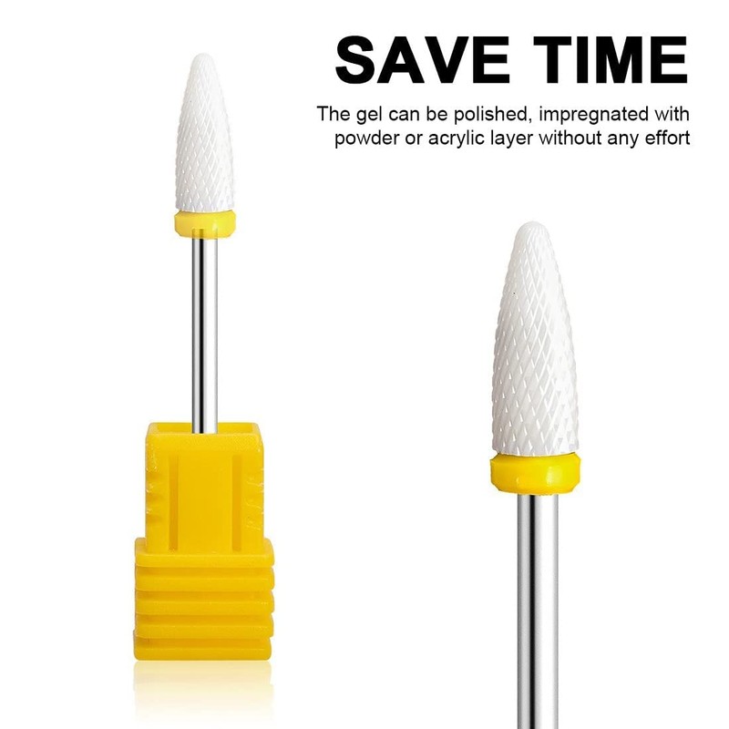 Norhogo 5 Piece Ceramic Nail Drill Set, Electric Nail Cutter
