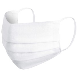 5 x Mouth Masks Cotton 3-Ply Mouth Guard Dust Pollen Face Mask Fashion Mask Face Protection Face Masks Reusable Washable - White - One Size