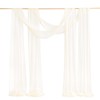 Ling's moment Wedding Arch Draping Fabric 2 Panels 32Ft x