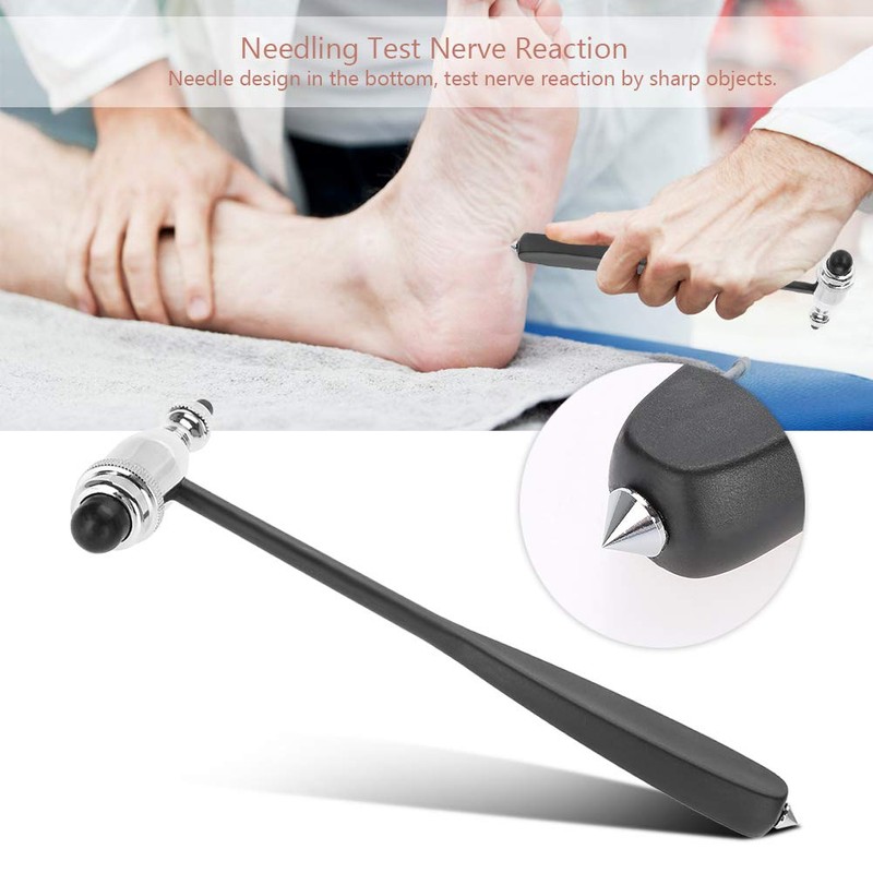 Reflex Hammer, Medical Neurological Hammer Muscle Reflex Diagnostic Percussion Hammer
