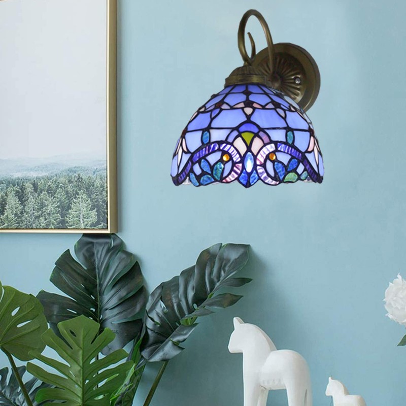 Baroque Wall Lamp Tiffany Style Wall-Mounted Wall Sconce Wall Light