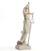 Veronese Design 12 Inch Blind Lady Justice Themis Resin Statue