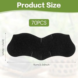 YUXIANLB YUXIANLB 70Pcs Bamboo Charcoal Face Strips For Blackheads Pore Cleansing Strips Nose Blackhead Remover Deep Cleansing Charcoal Strips Effective Control Of Oily Skin Clogged Pores Practical For Unisex