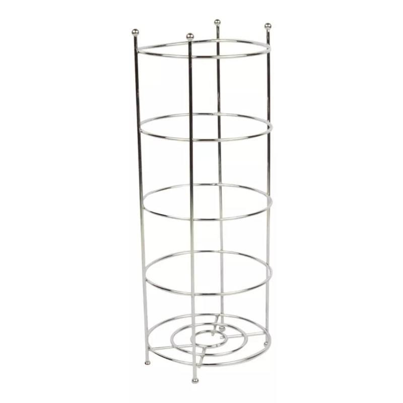 bath Porta Rollo Cromado De Piso Organizador