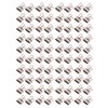 80Pcs Hollow Binder Clips 0.7in Sturdy Metal Hollow Out Strong