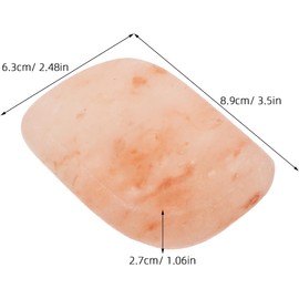 PRETYZOOM Jabón de Sal Mineral Rosa Exfoliante para Cuerpo y Piel Masaje Relajante y Minerales Naturales Adecuado para Cuidado y Bienestar