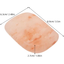 PRETYZOOM Jabón de Sal Mineral Rosa Exfoliante para Cuerpo y Piel Masaje Relajante y Minerales Naturales Adecuado para Cuidado y Bienestar