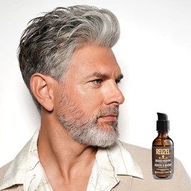 Reuzel Clean and Fresh serum para barba - Aroma suave, cítrico y mentolado - Para la barba y la piel - No obstruye los poros - Acabado natural no graso - Liviandad y suavidad - Fórmula vegana - 60 ml