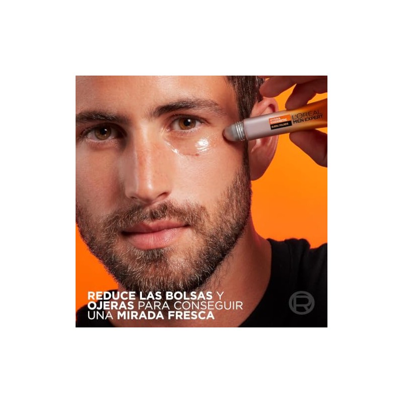 LOreal Paris Roll On Crema para Ojos, Men Expert, 10