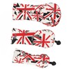 3Pcs Golf Club Head Cover Oxford Cloth British Flag Golf