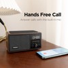 mooas Retro Bluetooth Radio Speaker Vintage Charging Desk Clock Portable