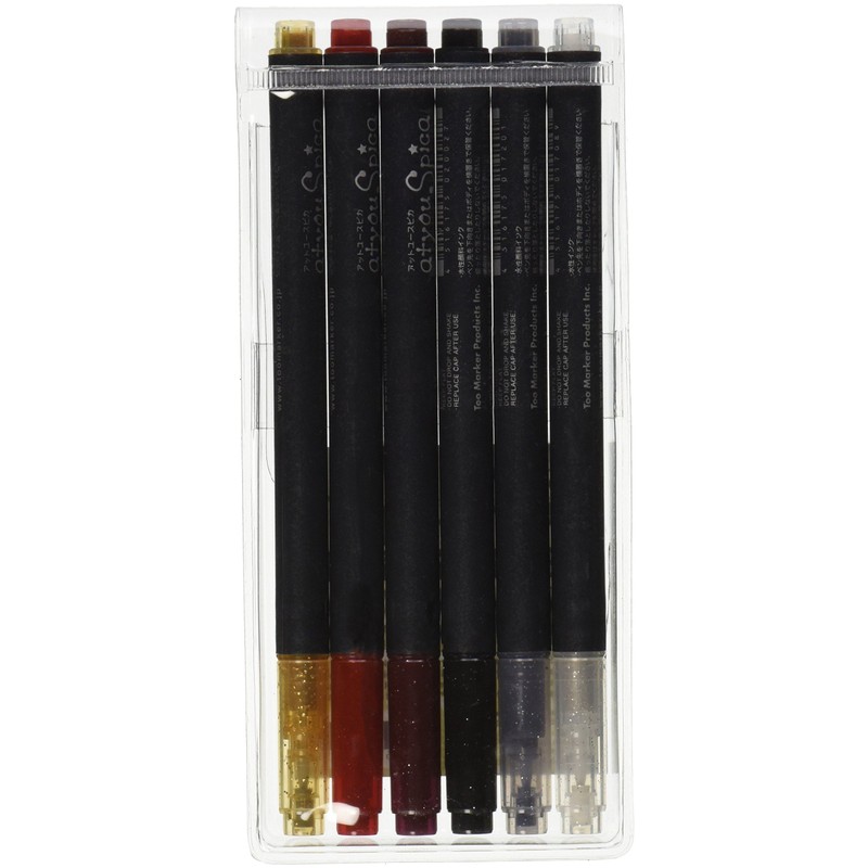 Copic Marker atyou Spica - Juego de bolígrafos con purpurina,