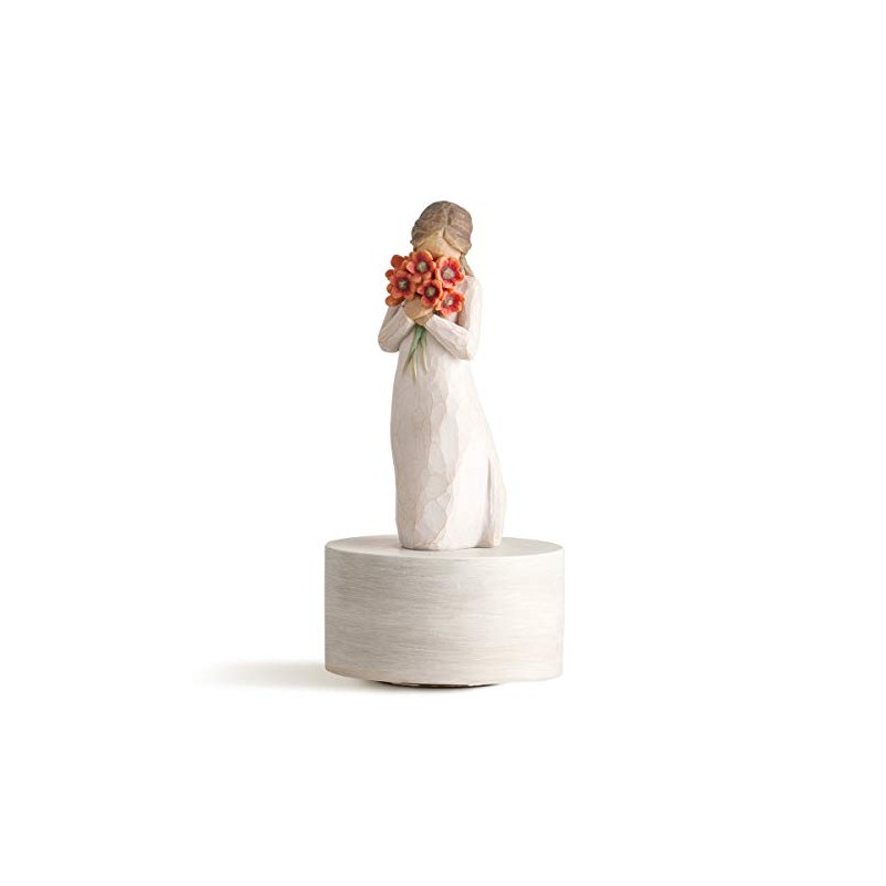 Willow Tree Surrounded by Love Musical, Sculpted Hand-Painted Musical Figure