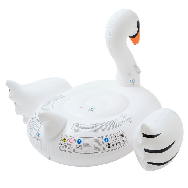 Original Luxe Ride-On Float Swan | The Resort White on