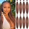 Pre Stretched Braiding Hair With Yaki Texture, Professional Hair Extension